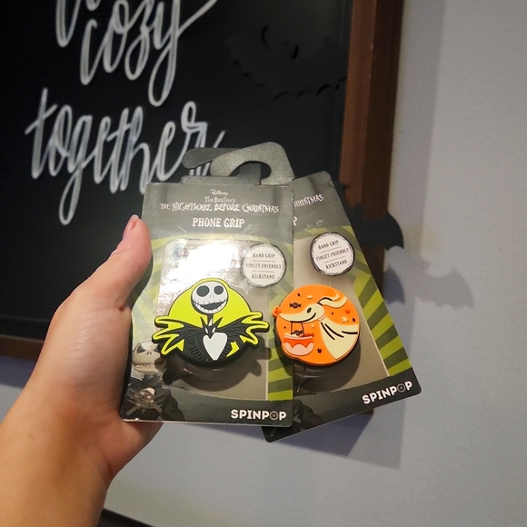 Disney Other - NEW DISNEY JACK SKELLINGTON OR ZERO SPINPOP PHONE GRIP HOLDER (PICK ONE)